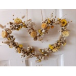 Srdiečko zo sušených kvetov